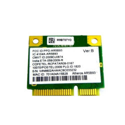 Carte Atheros WiFi PCI Express 802.11b/g/n