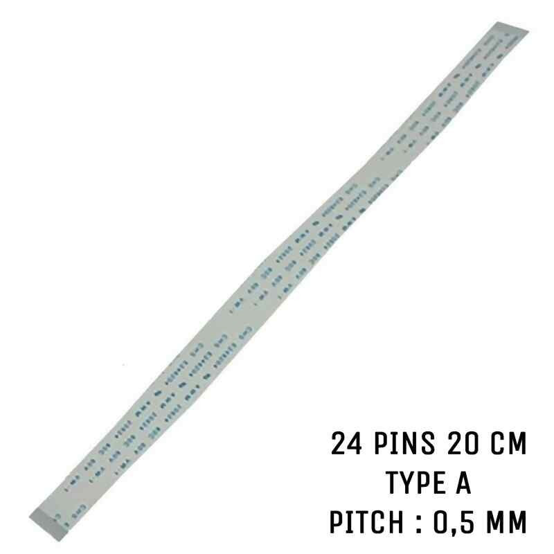Nappe ZIF 24 pins 20 cm Nappe ZIF 24 pins 20 cm