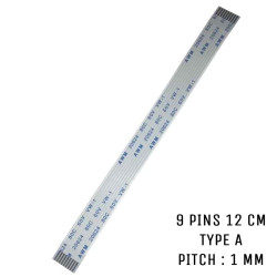 Nappe ZIF 9 pins 12 cm Type A