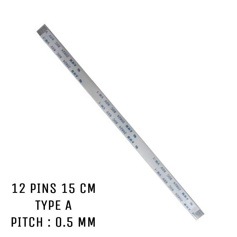 Nappe ZIF 12 pins 15 cm Type A