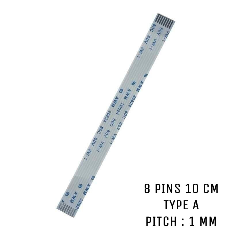 Nappe ZIF 8 pins 10 CM Nappe ZIF 8 pins 10 CM