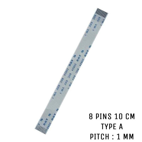 Nappe ZIF 8 pins 10 CM