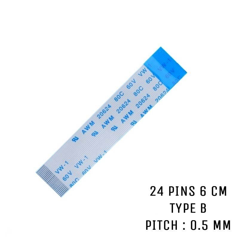 Nappe ZIF 24 pins 6 cm Type B Nappe ZIF 24 pins 6 cm Type B