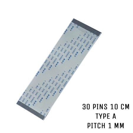 Nappe ZIF 30 pins 10 cm Type A Nappe ZIF 30 pins 10 cm Type A
