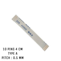 Nappe ZIF 10 pins 4 cm Typa A