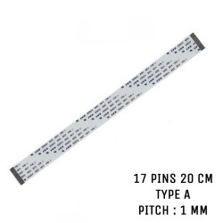 Nappe ZIF 17 pins 20 cm Type A