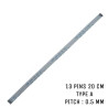 Nappe ZIF 13 pins 20 cm Type A